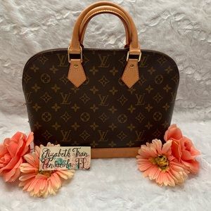 AUTH. Louis Vuitton Monogram Alma PM